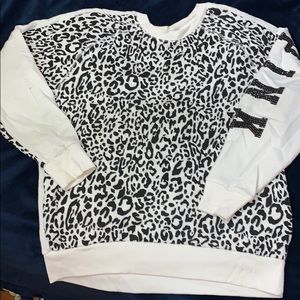 VS PINK Cheetah Crewneck